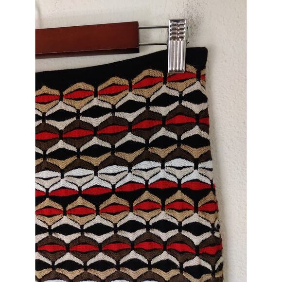 Bailey 44 Multicolor Geometric Print High Waisted Knit Pencil Skirt Size S - Picture 2 of 8